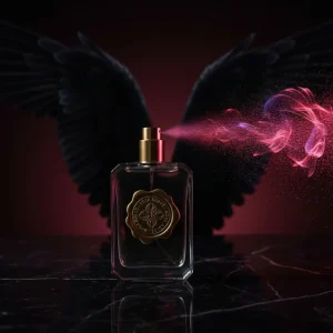Rosa Dolce Black Swan şişesi – kadın extrait de parfum